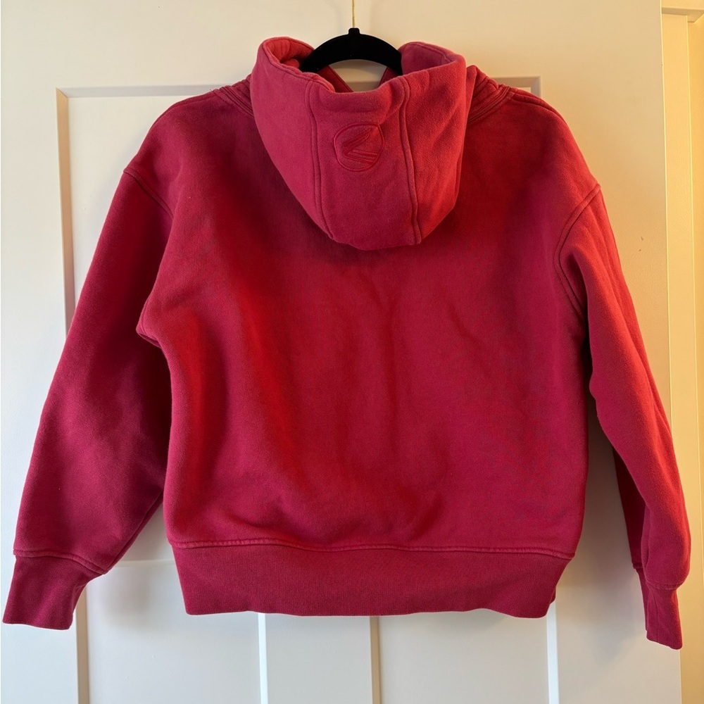 SAVVI Hot Pink Challan Open Back Hoodie Women’s XS Workout Active - Picture 4 of 10